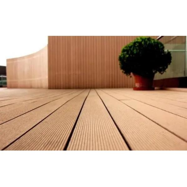 Anti Corrosion WPC Decking Boards Bathroom Tile 600 X 300mm 22mm Wpc Wall Panel Outdoor