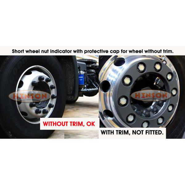 33mm Short cap Loose Wheel Nut Indicator/wheel Check Indicator With protective Cap