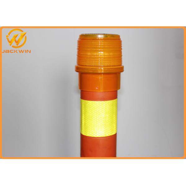 Solar Powered LED Traffic Warning Lights / traffic safety light for Delineator
