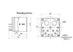 Quartz acceleration sensor for mechanical vibration monitoring with Input Range