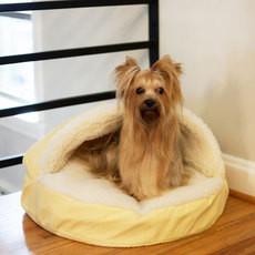 Quality Round Winter / Summer Waterproof Memory Foam Dog Bed With Inner Cover 12lbs Weight for sale