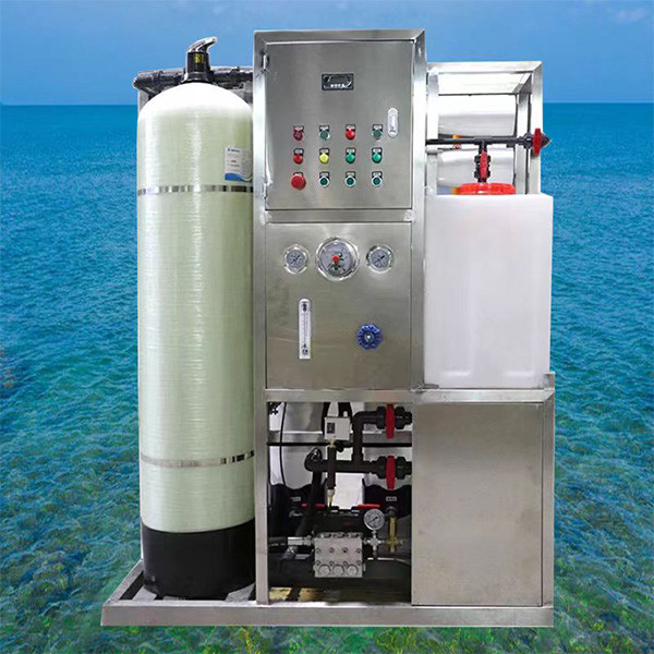 Cost Efficiency Two Tons Seawater Desalination Equipment Desalting Intelligent Operation