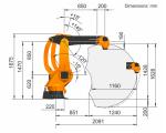 KR 40 PA Automation Robotics Arm Use For Palletizer And Handling With 4 Axes