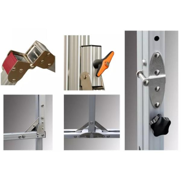 FCC ROHS Front And Rear Projector Screen Fast Folding Soft Fabric