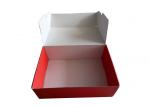 Luxury Red Paper Gift Box , Corrugated Packaging Box For Hats / Decoration