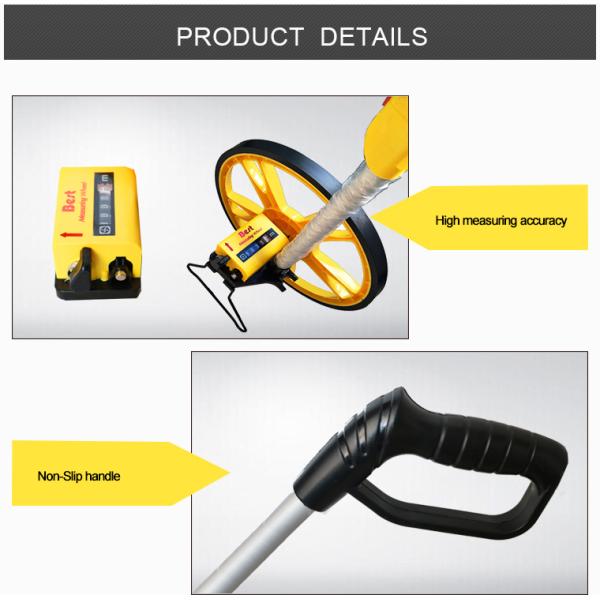 Digital Walking Distance Measuring Wheel Basic Construction Tools 318mm