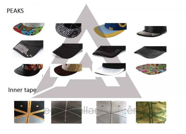 Custom Foldable 5 Panel Camper Hat Stylish Curved Brim Cap 100% Polyester