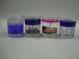 China transparent jelly candle on sale