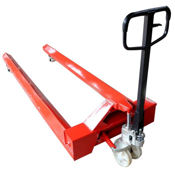 1800kg load Capacity Roll and Reel manual carrier Pallet Truck for paper cylinder