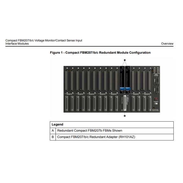 FBM207C Foxboro Voltage Monitor / Contact Sense Input Interface Modules