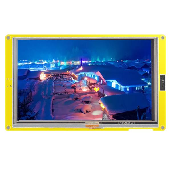 Buy ESP32 5.0 inch color tft LCD display with a resolution of 800 * 480 resistive touch support for Bluetooth and WiFi at wholesale prices