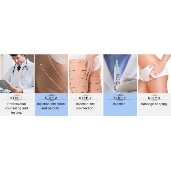 Injection Dermal Fillers For Buttocks , Non Surgical Buttock Augmentation Fillers