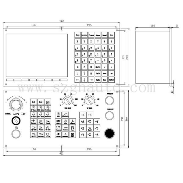 3 Axis Updated Series Cnc Milling Controller , Programmable Computerised Numerical Control