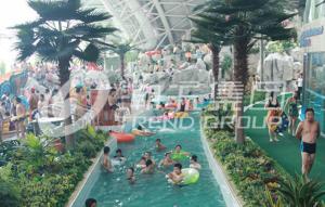 China Large Water Park Aqua Play Lazy River with Relaxing Wave Machine on sale