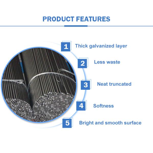 Construction Cut Binding Tie Hot Dipped Galvanized Iron Wire 0.6mm