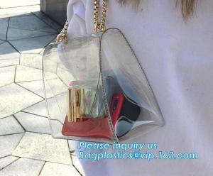 China Waterproof Tote Bag for Teen Fashion And Classy woman, Durable Clear Pvc Zipper Bag Backpack For Best Price, PVC Shoulde on sale
