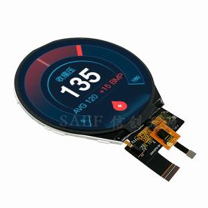 China TFT LCD display module 3.4 round shape 800x800 IPS full viewing angle MIPI interface with CTP TFT LCD display module on sale