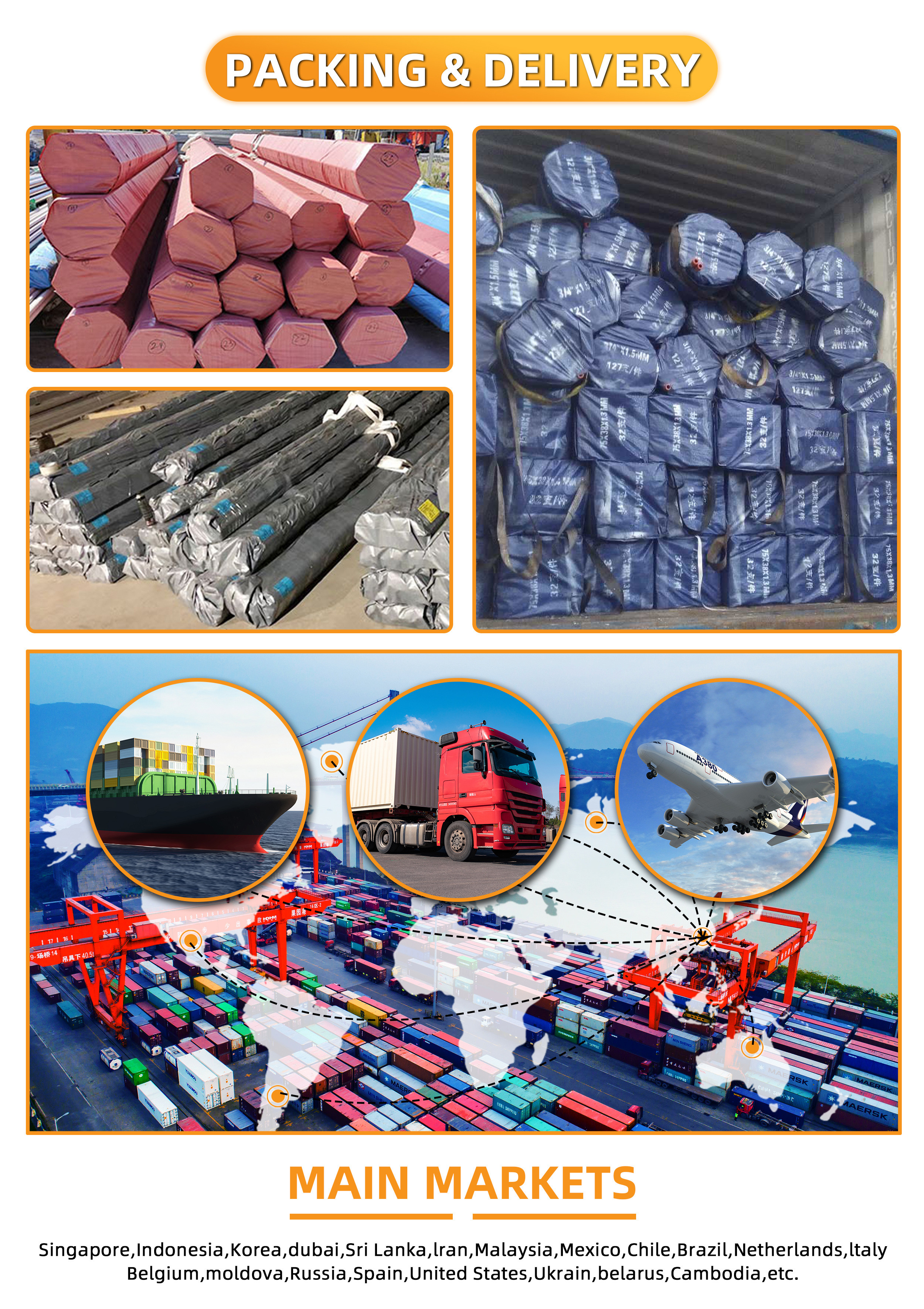 6 - 65mm OD Carbon Steel Seamless Pipe Hot Cold Rolled ASTM A106 Gr B Pipe