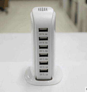 4usb 5usb 6usb 5V 6A 8A 10A intelligent smart charger QC2.0 QC3.0 quick charger type c connecter