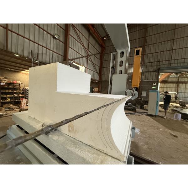 CNC Stone Profiling Wire Saw Cutting Machine with Rotary Table