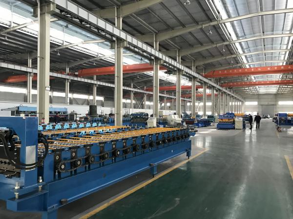 Developed Hydraulic Cutting Tile Roll Forming Machine Anti Rust Roller