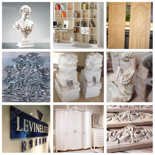 ELE 1212 homemade cnc router machine , wood furniture making machine for aluminum