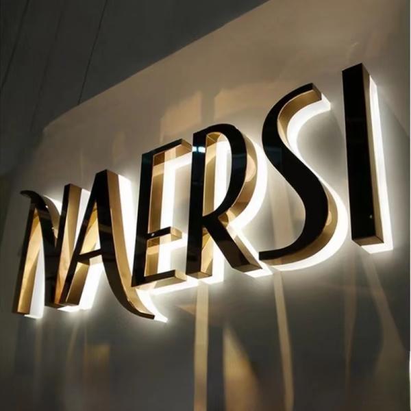 Custom Metal Store Front PC LED Front Sign 3D Business Custom LED Store Letter Sign