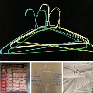China Durable Metal Wire Hanger Material For PVC / PE Coated Hanger 300kgs Per Roll on sale