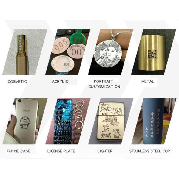 Portable desktop Fiber metal Laser Marking Machine with trade assurance protection