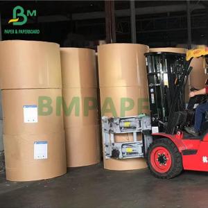 China High Strength Cement Bag Paper , Brown Kraft Paper 70gsm 80gsm 85gsm 100gsm 120gsm on sale