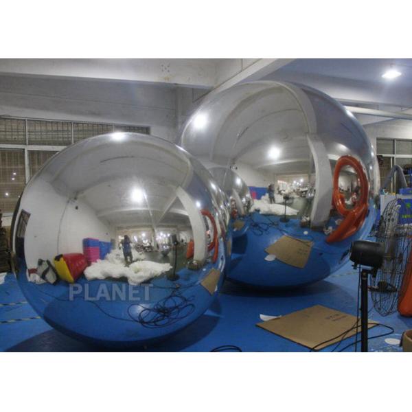 Custom Colorful Inflatable Mirror Balloon For Festival Decorative 1 Year Warranty