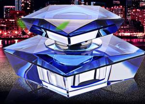 China Colorful Crystal Garniture Artware / Car Perfume Bottle For Vehicle Decoration on sale