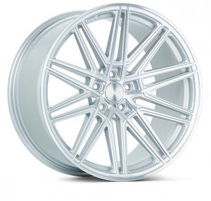 China Hyper Silver Painted Monoblock 1 Piece Forged Aluminum Car Wheels Rims on sale