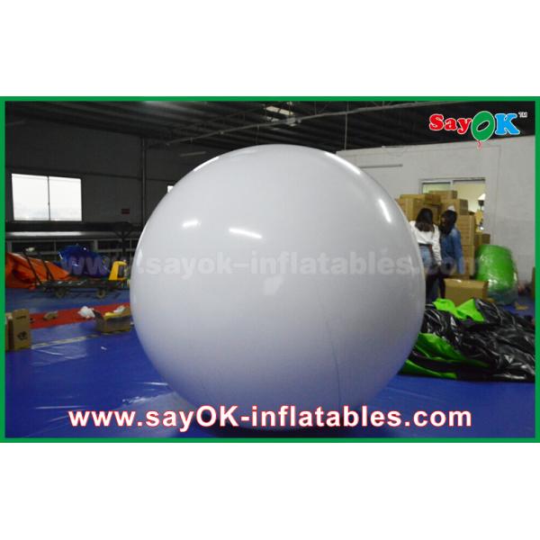 LED Lighting Inflatable Balloon 0.2mm PVC Throwing Ball For Vocal Concert / Event