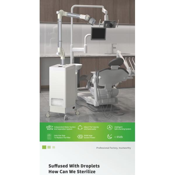 Durable 36kg Dental Aerosol Suction Unit 3 layers filters