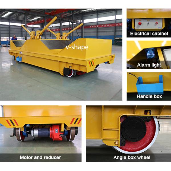 Electric Coils Trolley Slow Moving Q235 Coil Transfer Cart