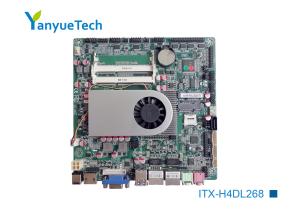 China ITX-H4DL268 Industrial Mini ITX Motherboard / Mini Itx I3 Motherboard Intel Haswell U Series on sale