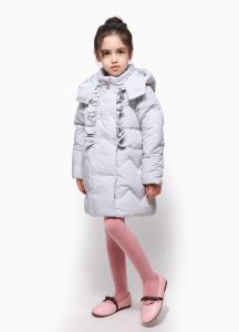 Quality Chinese Clothing Companies Kids Snow Suit Long Style White Duck Down Coat Kids Warm Girls Winter Jacket for sale