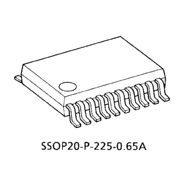 Stepper Motor Controller Ic TB6608FNG 2.5V-13.5V Full Bridge 1mA DC Motor Driver IC