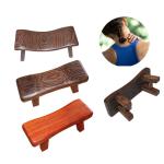 Yoga Sleeping Pillow Solid Wood Cervical Support Pillow Massage Fitness For Gym