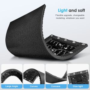 SMD2121 Flexible LED Screen 7680Hz Flexible LED Screen Panel P3 Efficient