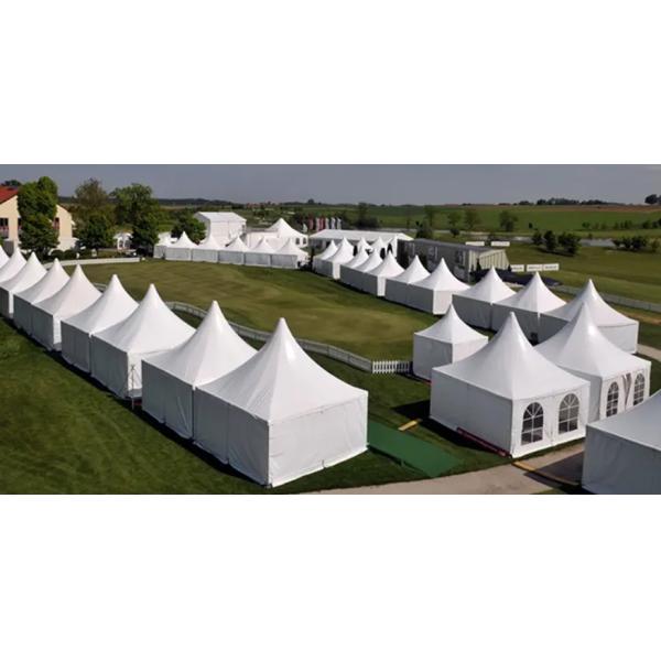 Custom Water proof, UV resistance, fire retardant Aluminum Structure White Pagoda Tent for Wedding
