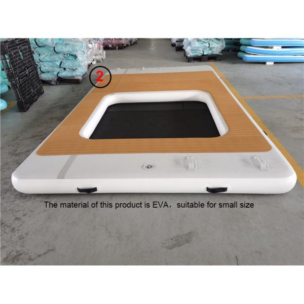 Drop Stitch DWF Material Inflatable Dock For Swimming With Pool Anti-Jellyfish For Adults And Kids