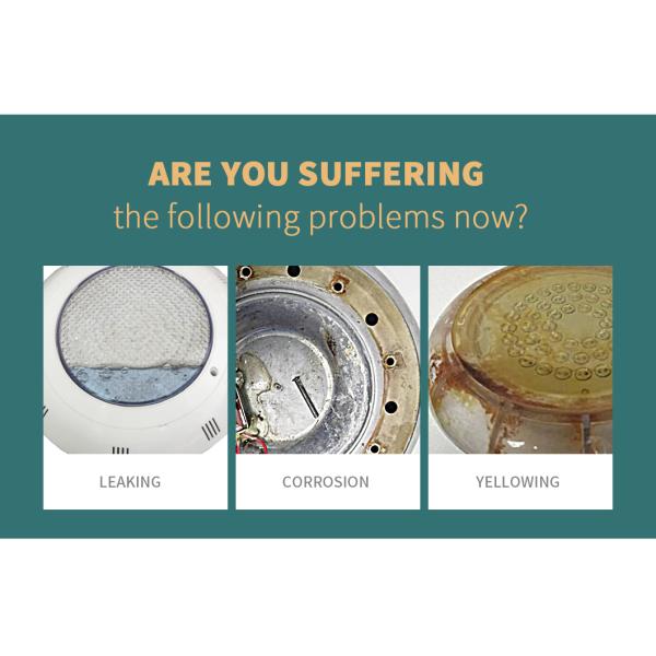 380LM Waterproof Underwater Led Lights Wall Mounted 12W RGB VED