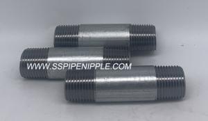Quality 1/2&quot;X8”SCH40 Galvanized Pipe Nipple ASTM A53 ANSI / ASME B1.20.1 for sale