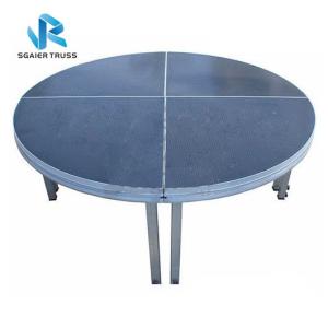 Quality Christmas Stage Equipment Decoration Dancing Floor Wooden material Round Shape for sale