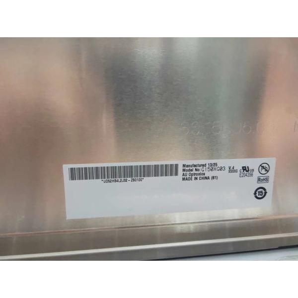 AUO Industrial lcd display model 1024*768 Pixels 250CD/M2 20 Pin G150XG03 V4