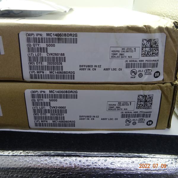 14 Stage Binary Diode Transistor Chips MC14060BDR2G 3-18V