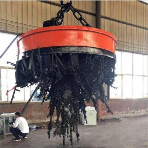China Industrial Lifting Electromagnet Chuck Circular Magnet Lifter For Steel Scrap on sale