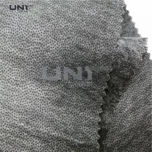 China Black Non Woven Interlining Lining With Double Dot Coating N1208F on sale
